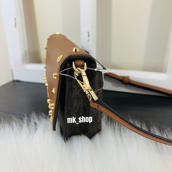 Michael Kors Jet Set Charm Studded Small Phone Crossbody Bag - Picture 6 of 16